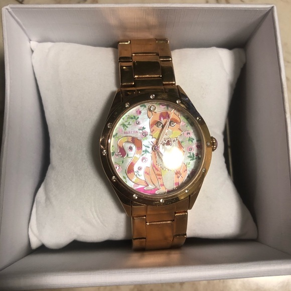 Bertha rose gold cat watch - Picture 3 of 5
